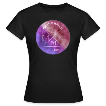 Performer Mum Hero - Frauen T-Shirt - Schwarz - Vorne - AI Model Female 172 dark (172cm)
