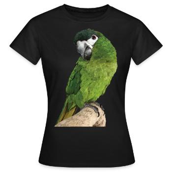 Le noble ara - T-shirt Femme - noir - Devant - AI Model Female 172 dark (172cm)