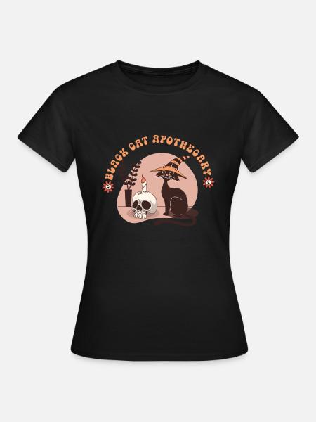 Halloween Kürbis Zombie Hexe Vampir Kostüm Spooky - Frauen T-Shirt - Schwarz