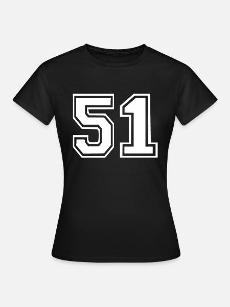 51 - Frauen T-Shirt - Schwarz