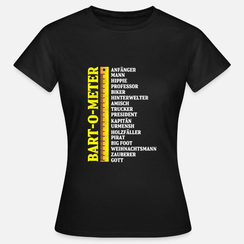 Beard or meter - Women's T-Shirt - black