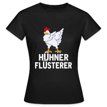 Chicken Chicken Whisperer - T-shirt Femme - noir - Devant - AI Model Female 172 dark (172cm)