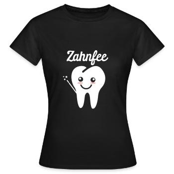 Zahnfee Zahnarzt Ärztin - Frauen T-Shirt - Schwarz - Vorne - AI Model Female 172 dark (172cm)