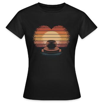 Töpfer Töpfern - Frauen T-Shirt - Schwarz - Vorne - AI Model Female 172 dark (172cm)