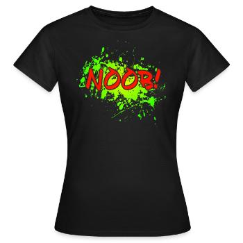 NOOB! - Frauen T-Shirt - Schwarz - Vorne - AI Model Female 172 dark (172cm)