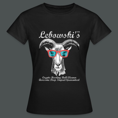 Lebowski s Fullsize White Typo - Frauen T-Shirt