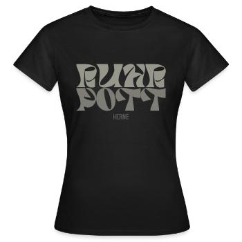 Ruhrpott Herne - Frauen T-Shirt - Schwarz - Vorne - AI Model Female 172 dark (172cm)