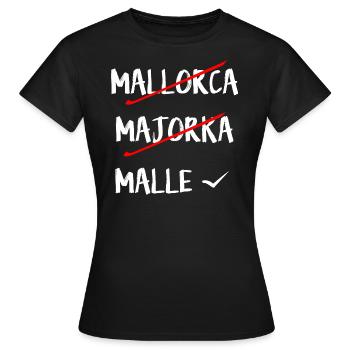 MALLORCA CHEMISE - T-shirt Femme - noir - Devant - AI Model Female 172 dark (172cm)