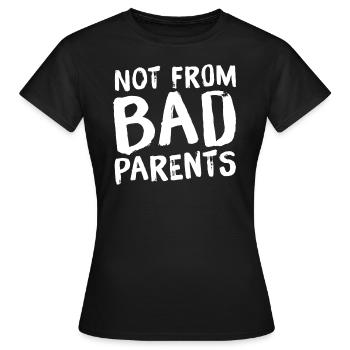supergeil - Frauen T-Shirt - Schwarz - Vorne - AI Model Female 172 dark (172cm)