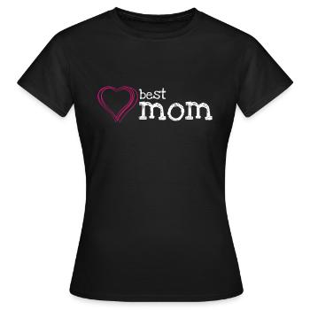 Best Mom - Frauen T-Shirt - Schwarz - Vorne - AI Model Female 172 dark (172cm)