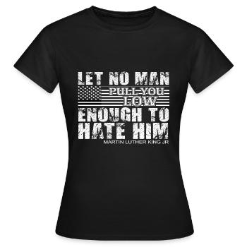 Martin Luther King, Jr. Day - Women's T-Shirt - black - Front - AI Model Female 172 dark (172cm)