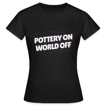 Potter Pottery - Women's T-Shirt - black - Front - AI Model Female 172 dark (172cm)