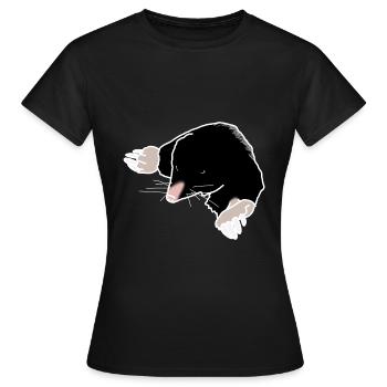 Taupe - T-shirt Femme - noir - Devant - AI Model Female 172 dark (172cm)