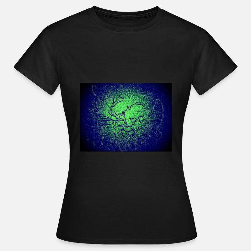 Dark Light Forest - Women's T-Shirt - black