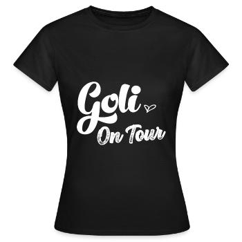 Wöd Goli on Tour beste Goli Patentante Österreich - Frauen T-Shirt - Schwarz - Vorne - AI Model Female 172 dark (172cm)