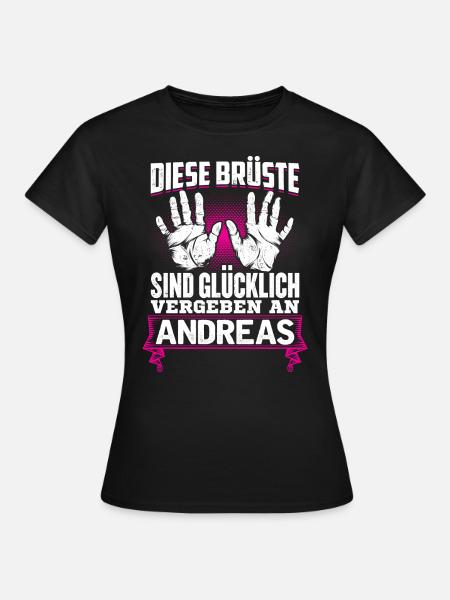 ANDREAS - Brüste Geschenk - Frauen T-Shirt - Schwarz