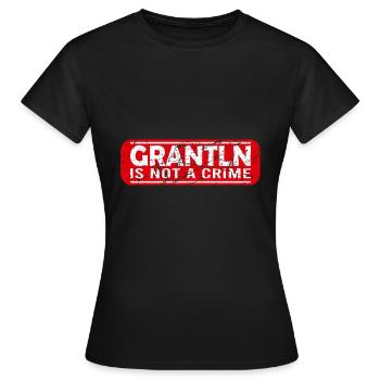 Grantln Bayern Bavarian Angry Curse Insult - Women's T-Shirt - black - Front - AI Model Female 172 dark (172cm)
