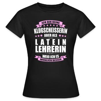Lateinlehrerin Abschied Lehrerin Erinnerung Lehrer - Frauen T-Shirt - Schwarz - Vorne - AI Model Female 172 dark (172cm)