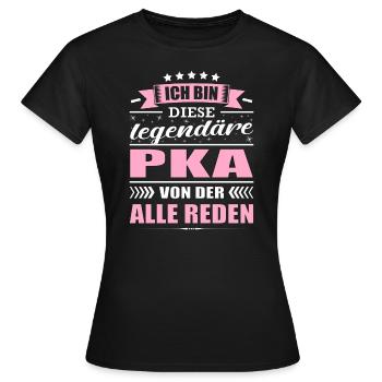 Ich Bin Diese Legendäre PKA Pharmazeutische - Frauen T-Shirt - Schwarz - Vorne - AI Model Female 172 dark (172cm)