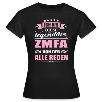 Ich Bin Diese Legendäre ZMFA Zahnarzt - Frauen T-Shirt - Schwarz - Vorne - AI Model Female 172 dark (172cm)