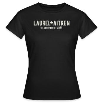 Lorbeer aitken| Der Pate des SKA! - Frauen T-Shirt - Schwarz - Vorne - AI Model Female 172 dark (172cm)