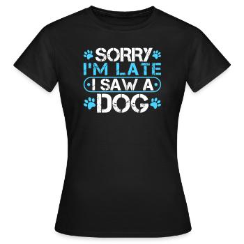 Shirt For Pet Lover - Women's T-Shirt - black - Front - AI Model Female 172 dark (172cm)
