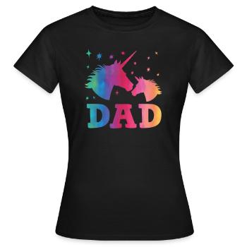 Dadacorn Produkt - Frauen T-Shirt - Schwarz - Vorne - AI Model Female 172 dark (172cm)