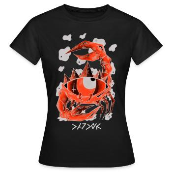 Negativer Krebs - Frauen T-Shirt - Schwarz - Vorne - AI Model Female 172 dark (172cm)