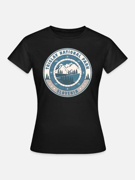 Parco nazionale del Triglav Slovenia Vintage Escursionismo - T-shirt dam - svart