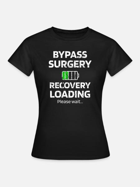 Bypass surgery convalescence heart surgery - Women's T-Shirt - black