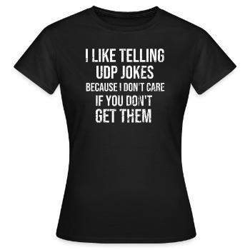 L’ingénieur réseau cadeau | Techniciens de réseau - T-shirt Femme - noir - Devant - AI Model Female 172 dark (172cm)
