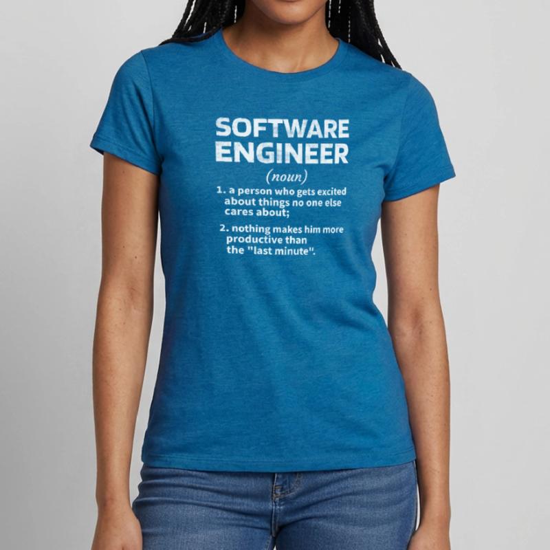 Softwareingenieur Software Engineer Techniker Frauen T-Shirt