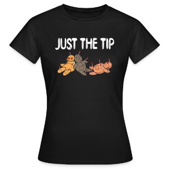 Vaudou poupées vaudou prêtre de sorcellerie rituel - T-shirt Femme - noir - Devant - AI Model Female 172 dark (172cm)