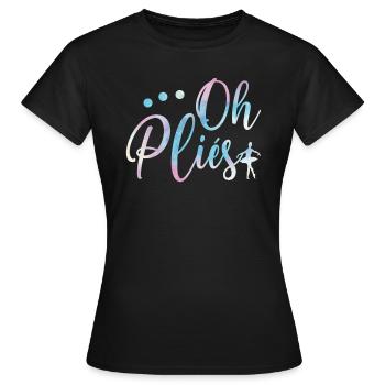 Danseuse de ballet ballerine danseuse de ballet - T-shirt Femme - noir - Devant - AI Model Female 172 dark (172cm)