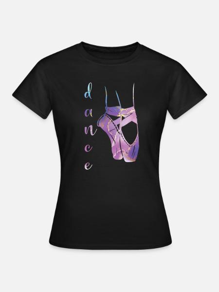danseuse de ballet ballerine ballet danse ballerine - T-shirt Femme - noir