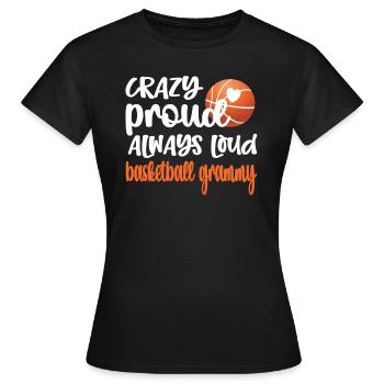 Grammy Oma Von Basketballspieler Basketball Grammy - Frauen T-Shirt - Schwarz - Vorne - AI Model Female 172 dark (172cm)