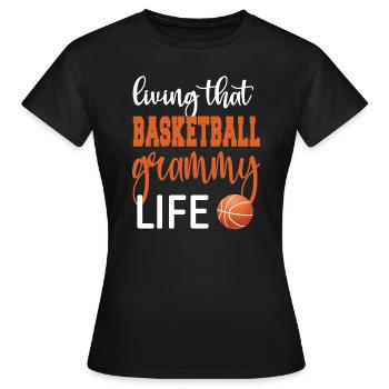 Grammy Grandma Par Basketteur Basketball Grammy - T-shirt Femme - noir - Devant - AI Model Female 172 dark (172cm)