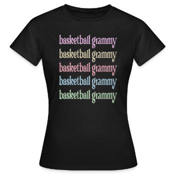 Grammy Grandma Par Basketteur Basketball Grammy - T-shirt Femme - noir - Devant - AI Model Female 172 dark (172cm)