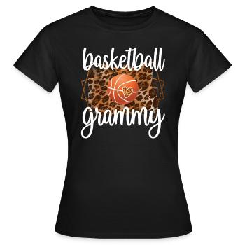 Grammy Oma Von Basketballspieler Basketball Grammy - Frauen T-Shirt - Schwarz - Vorne - AI Model Female 172 dark (172cm)