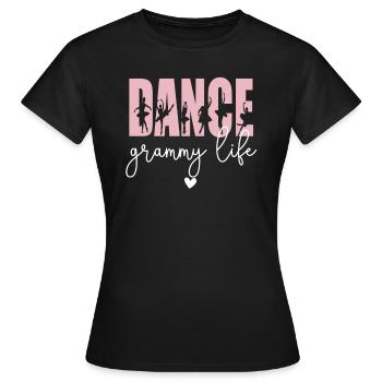 Proud Dance Grammy Grandma Par Dancer Dance Grammy - T-shirt Femme - noir - Devant - AI Model Female 172 dark (172cm)