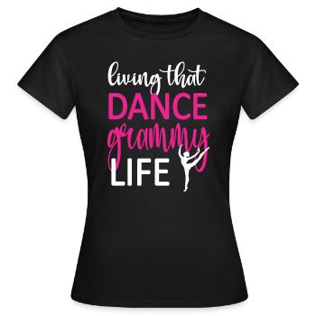 Proud Dance Grammy Grandma Par Dancer Dance Grammy - T-shirt Femme - noir - Devant - AI Model Female 172 dark (172cm)