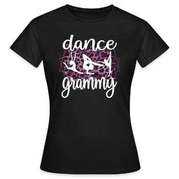 Proud Dance Grammy Grandma Par Dancer Dance Grammy - T-shirt Femme - noir - Devant - AI Model Female 172 dark (172cm)