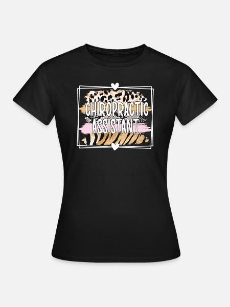 Chiropraktischer Assistent Chiropraktik Assistent - Frauen T-Shirt - Schwarz