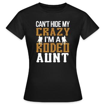 Cadeau de tante Rodeo Rodeo Rider Rodeo Rider - T-shirt Femme - noir - Devant - AI Model Female 172 dark (172cm)