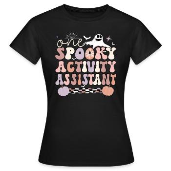Activity Assistant Activity Professional Halloween - Women's T-Shirt - black - Front - AI Model Female 172 dark (172cm)