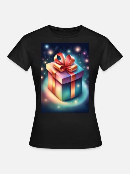 Magisches Überraschungsgeschenk - Frauen T-Shirt - Schwarz