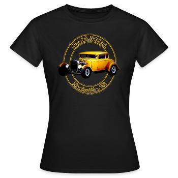 Hot rod - T-shirt Femme - noir - Devant - AI Model Female 172 dark (172cm)