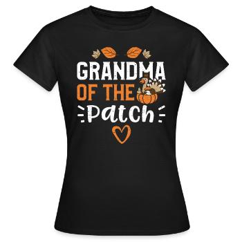 Grandma Of The Patch - Women's T-Shirt - black - Front - AI Model Female 172 dark (172cm)