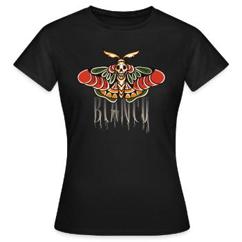 TRADITIONELLE SCHMETTERLING - Frauen T-Shirt - Schwarz - Vorne - AI Model Female 172 dark (172cm)