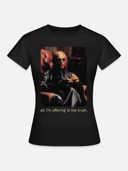The Matrix Morpheus - Dame-T-shirt - sort